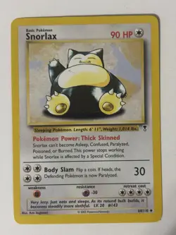 Pokemon TCG Snorlax 64/110 Legendary Collection LP - Image 1