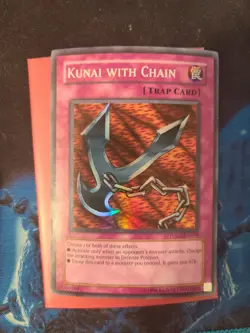 Kunai With Chain - TDGS-EN098 - Super Rare - NM - Yugioh - Image 1