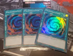 Yu-Gi-Oh Playset RA02-EN047 Polymerization Super Rare 1st Edition playset NM - Image 1