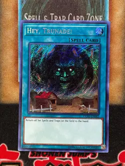 Yugioh Hey, Trunade! EXFO-EN062 Secret Rare LP - Image 1