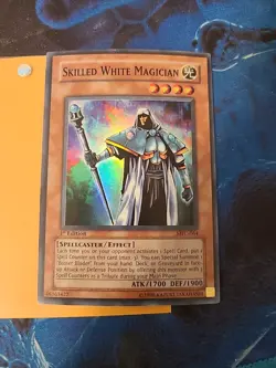 Yugioh! 1x Skilled White Magician - MFC-064 - Super Rare - 1st Edition VLP - Image 1