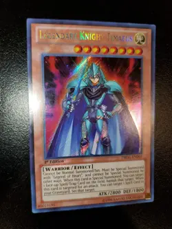 Yugioh 2014 Legendary Knight Timaeus SCR 1st Ed. DRLG-EN001 Near Mint - Image 2