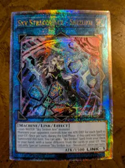 Sky Striker Ace - Shizuku RA03-EN043 Quarter Century Secret Alt Art NM Yu-Gi-Oh! - Image 1