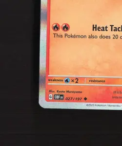Charmeleon 027/197 Obsidian Flames Exclusive Promo Holo Pokemon Card NM - Image 5