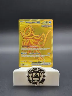 Pokemon TCG SV Prismatic Evolutions Walking Wake EX Gold Ultra Rare 178/131 Card - Image 1