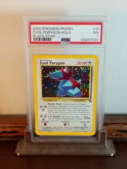 Cool Porygon WOTC Black Star Promo 2000 Pokemon Card - PSA Near Mint 7 - Image 1