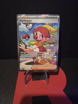 Harlequin #163/086 White Flare English Ultra Rare Pokemon Card - Image 1