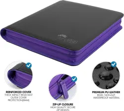 Toploader Binder, Trading Card Binder Storage, 252 9 Pocket Top Loader Binder... - Image 4