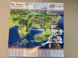Pokemon Card Game POSTER & MAP x 2 ~ Arena Poster ~ Vintage 1999 ~ Toys R Us - Image 1