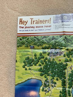 Pokemon Card Game POSTER & MAP x 2 ~ Arena Poster ~ Vintage 1999 ~ Toys R Us - Image 2