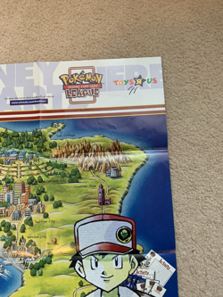 Pokemon Card Game POSTER & MAP x 2 ~ Arena Poster ~ Vintage 1999 ~ Toys R Us - Image 4