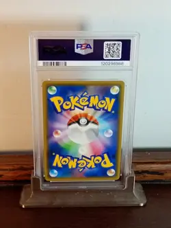 Red's Pikachu Japanese 20th Anniversary Pokemon Card SM-P 270 - PSA Near Mint 8 - Image 2