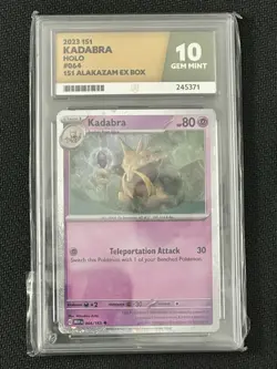 Pokemon TCG Abra Kadabra Alakazam EX 151 Promo Card 063/064/050 English Edition - Image 4
