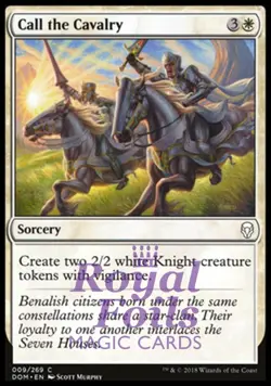 Call the Cavalry 4x FOIL DOM MTG Dominaria Common MINT white - Image 1