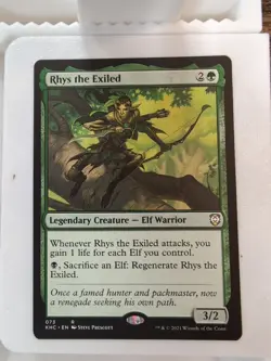 Rhys the Exiled Commander: Kaldheim Regular MTG - Image 1