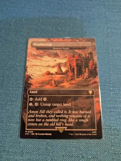 MTG LOTR Weathertop / Deserted Temple #363 Commander Lord the Rings Magic - Image 1