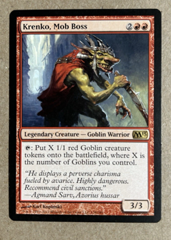 Krenko, Mob Boss - Goblin Commander Deck - MTG Magic Cards - Image 1