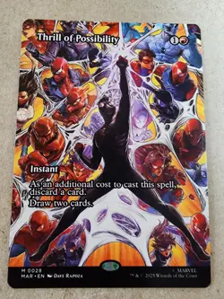 Thrill of Possibility - (Borderless) Marvel Universe Eternal-Legal Regular - Mtg - Image 1