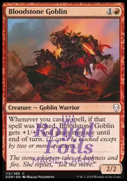 Bloodstone Goblin 4x FOIL DOM MTG Dominaria Common MINT red - Image 1