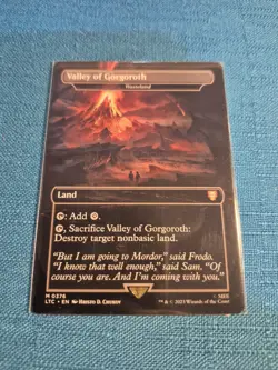 MTG LOTR Valley of Gorgoroth / Wasteland #376 Commander Lord the Rings Magic - Image 1