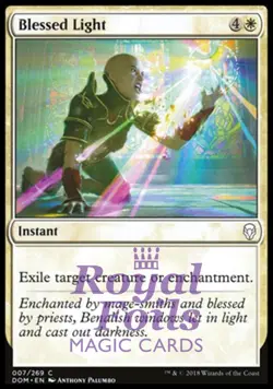 Blessed Light 4x FOIL DOM MTG Dominaria Common MINT white - Image 1