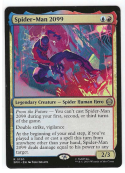 FOIL SPIDER-MAN 2099 mtg NM Marvel's Spider-Man 1 Rare - Image 1