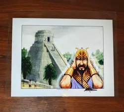 Mark Pooles Autographed Art Print Ancestral Recall MTG Reproduction Unused - Image 1
