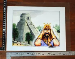 Mark Pooles Autographed Art Print Ancestral Recall MTG Reproduction Unused - Image 2