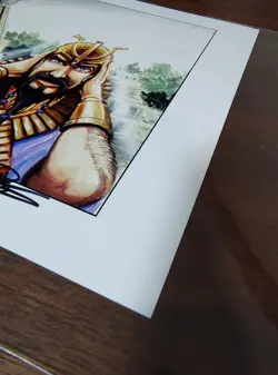 Mark Pooles Autographed Art Print Ancestral Recall MTG Reproduction Unused - Image 3