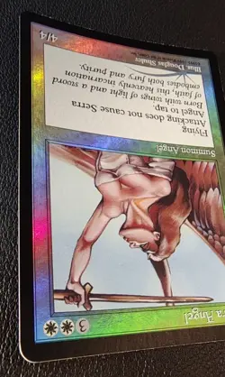 Serra Angel Foil Box Promo English MTG Magic Old Frame Used - Image 2