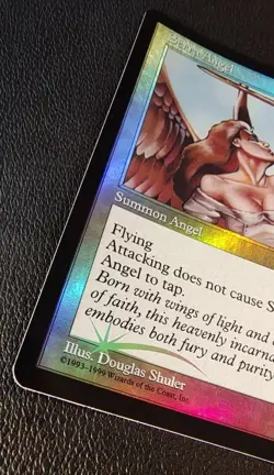 Serra Angel Foil Box Promo English MTG Magic Old Frame Used - Image 5