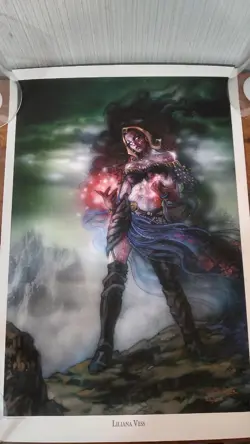 Liliana Vess Limited Edition Art Print No22 Signed MTG - Image 1