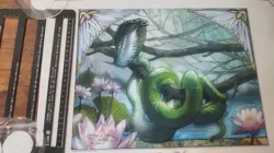 MTG Lotus Cobra Limited Edition Original Art Signed No 40 - Image 4