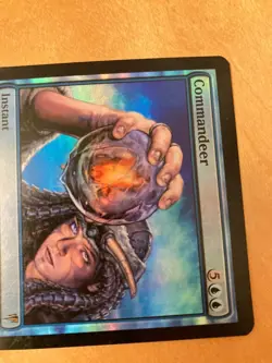 CSP Commandeer English MTG Cold Snap First Edition FOIL Card Rare Collectible - Image 2