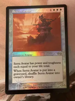 USG Serra Avatar Old Frame FOIL English MTG Saga Promo Card - Image 1