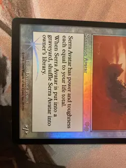 USG Serra Avatar Old Frame FOIL English MTG Saga Promo Card - Image 3