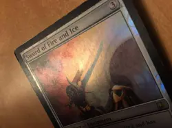 DST Fire and Ice Sword FOIL MTG Card Card Game Rare New - Image 2
