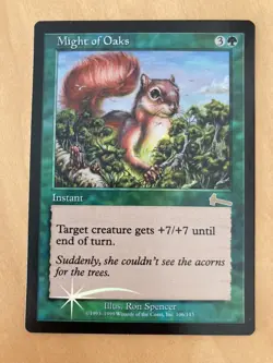 ULG Kashi Power English 1 FOIL Urza's Legacy MTG First Edition Old Frame - Image 1