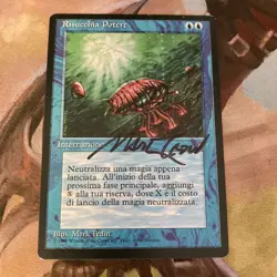 LEG Mana Drain Card MTG EDH Commander Italian Legends Used - Image 1