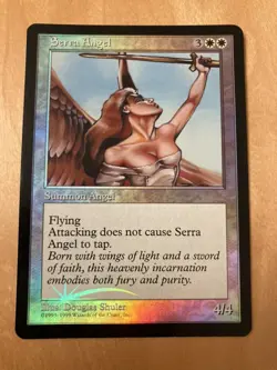 Angel of Sera MTG First Edition Foil Old Frame Promo Rare Used - Image 1