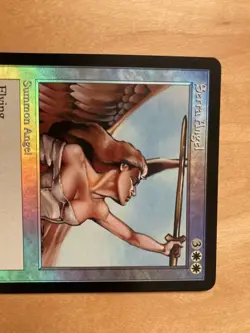 Angel of Sera MTG First Edition Foil Old Frame Promo Rare Used - Image 2
