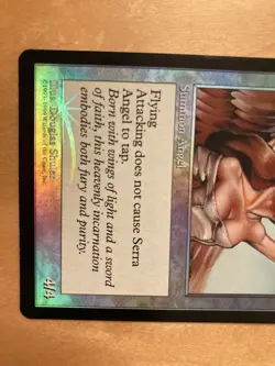Angel of Sera MTG First Edition Foil Old Frame Promo Rare Used - Image 3