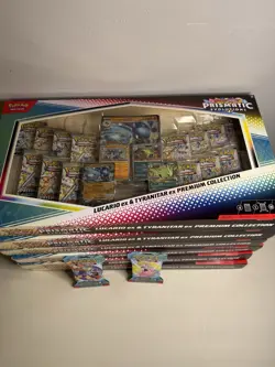 Pokemon Lucario Ex Tyranitar Ex Premium Collection Prismatic Evolution Lot Of 6 - Image 2