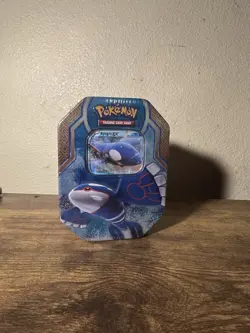 Pokemon Legends of Hoenn 2015 Kyogre-EX tin - Image 1