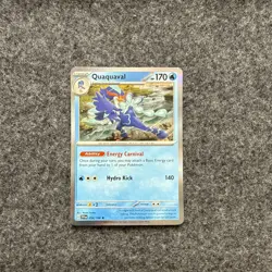 Quaquaval - 054/198 Scarlet & Violet Base Set Holo Rare Pokemon TCG - NM/MINT - Image 1