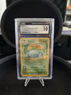 2021 Pokemon Celebrations Venusaur Holo Classic Collection Gem Mint CGC 10 - Image 1