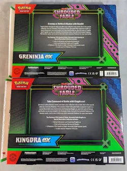Pokemon Greninja EX & Kingdra EX Special Illustration Collection Opened See Desc - Image 4