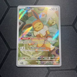 🔥 Eevee SVP 173 Prismatic Pokemon Center Stamp 2025 Black Star Promo NM! 💥 - Image 1