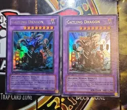 yugioh Gatling Dragon FET-EN035 1st Edition Ultra Rare Near Mint/LP/MP - Image 1