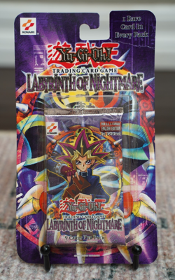 2002 Yugioh LON 1st Edition Labyrinth of Nightmare Blister Pack Sealed TCG - Image 1